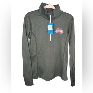Columbia Women's Mississippi State Park View Fleece 1/2 Zip Sz Medium - NWT